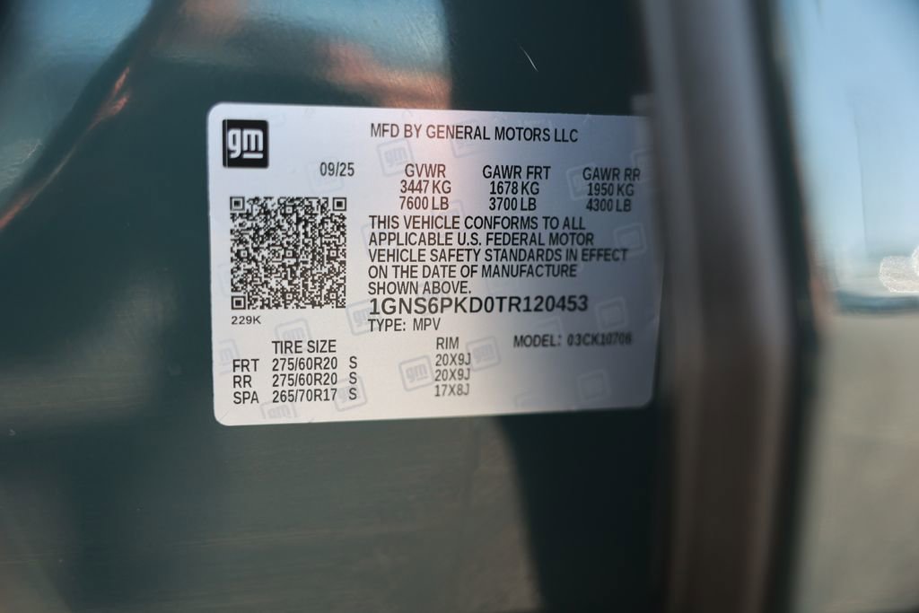 Used 2026 Chevrolet Tahoe Z71 w/ Z71 Off-Road Package image 38