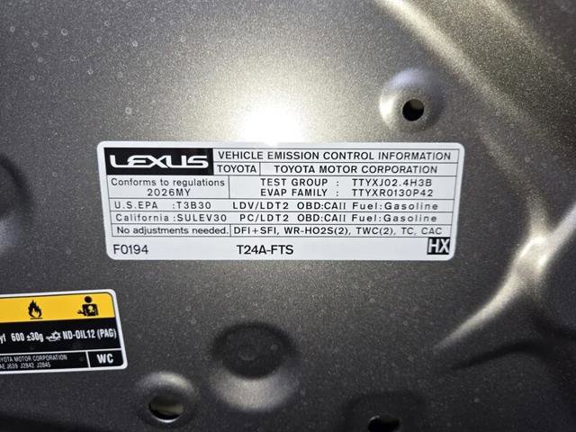 Certified 2026 Lexus NX 350 AWD w/ Accessory Package (2T) image 28
