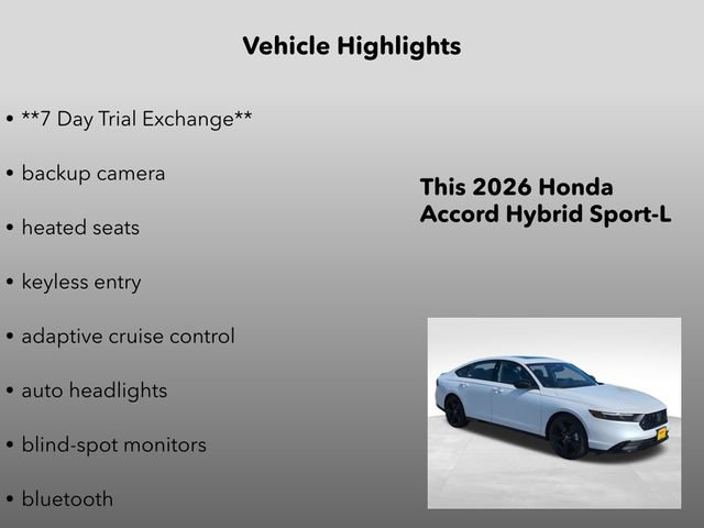 New 2026 Honda Accord Sport image 5