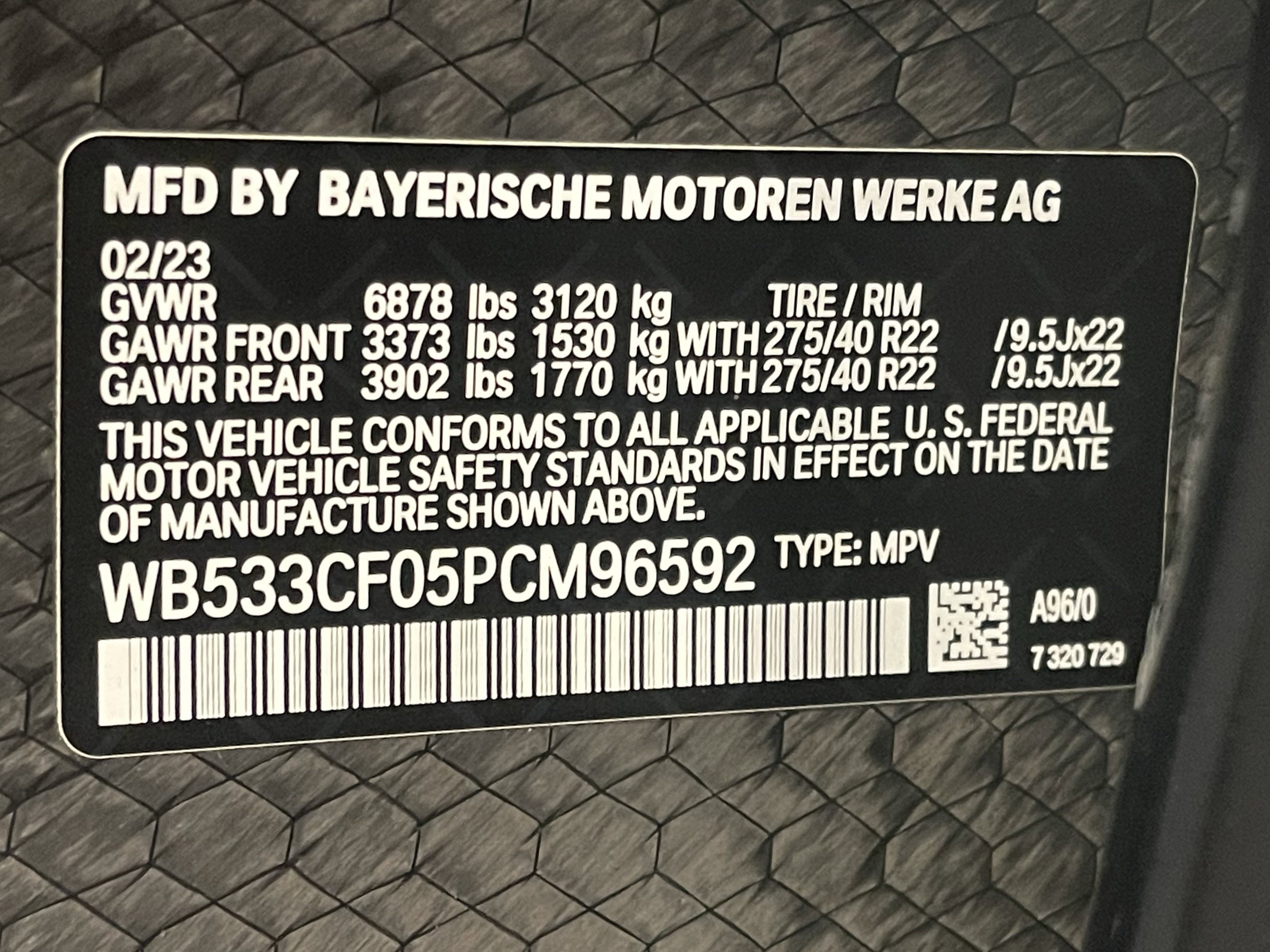 Certified 2023 BMW iX M60 w/ Executive Package AWD/4WD image 25