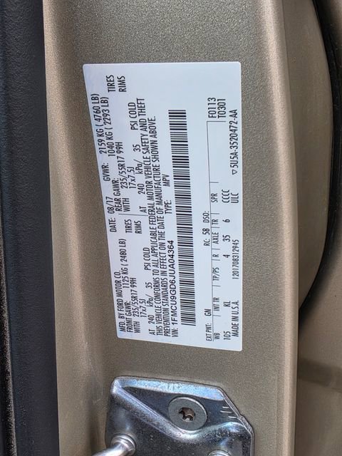 Certified 2018 Ford Escape SE AWD/4WD image 25