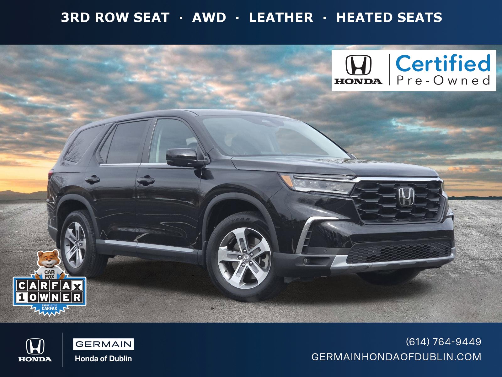 Certified 2023 Honda Pilot EX-L image 1