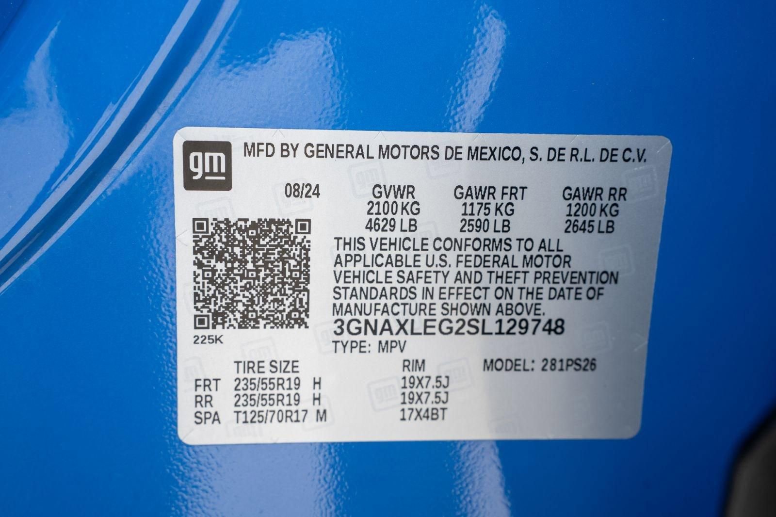 Used 2025 Chevrolet Equinox RS w/ Safety and Technology Package FWD image 37