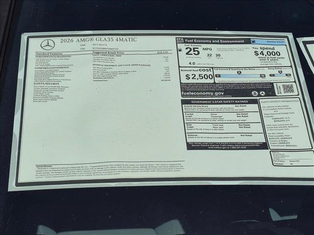 New 2026 Mercedes-Benz GLA 35 AMG 4MATIC image 16