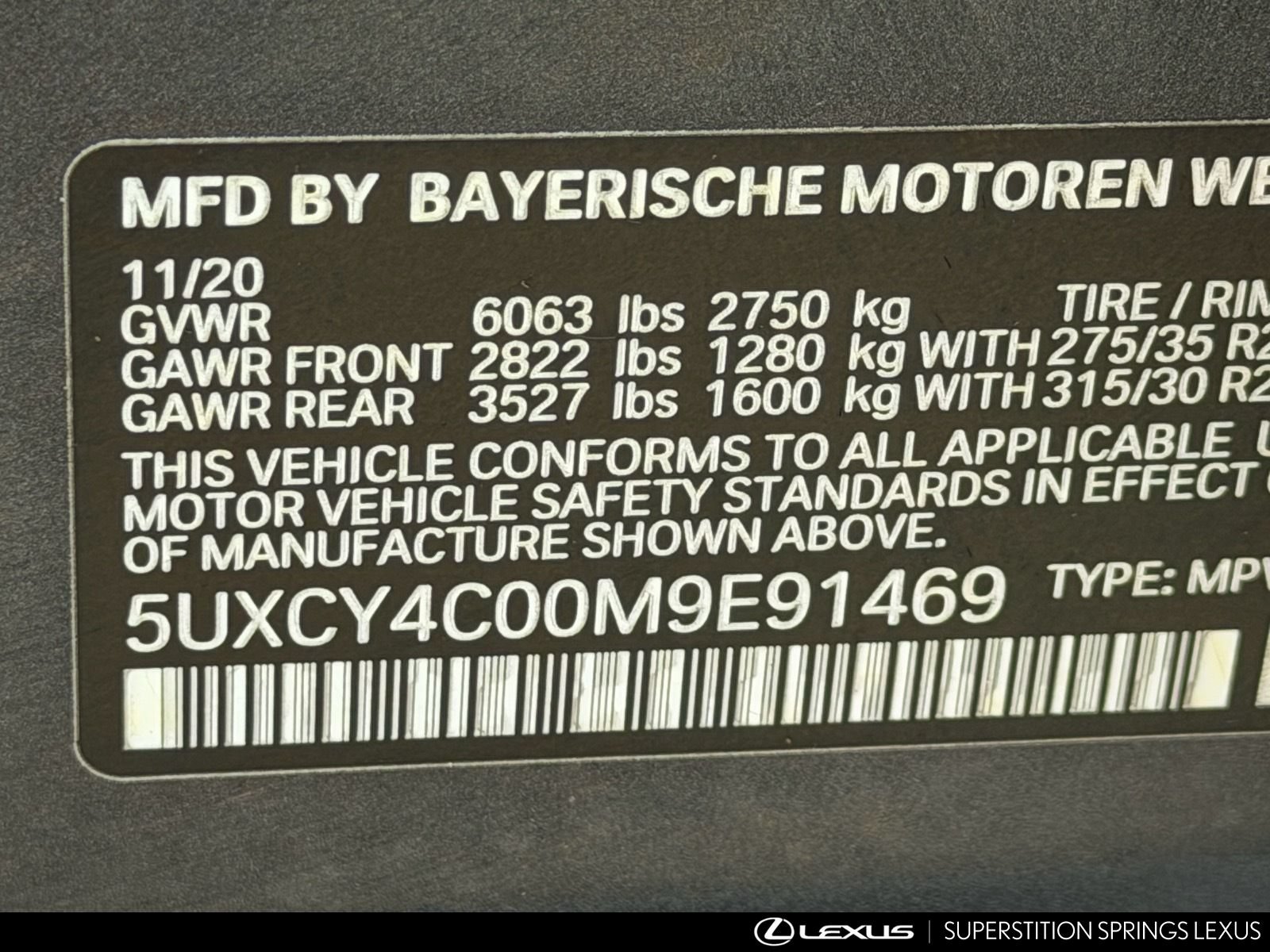 Used 2021 BMW X6 sDrive40i w/ M Sport Package RWD image 37