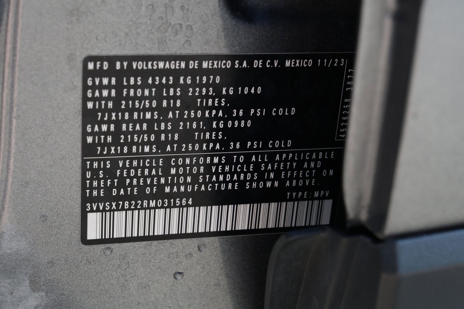 Used 2024 Volkswagen Taos SE image 37