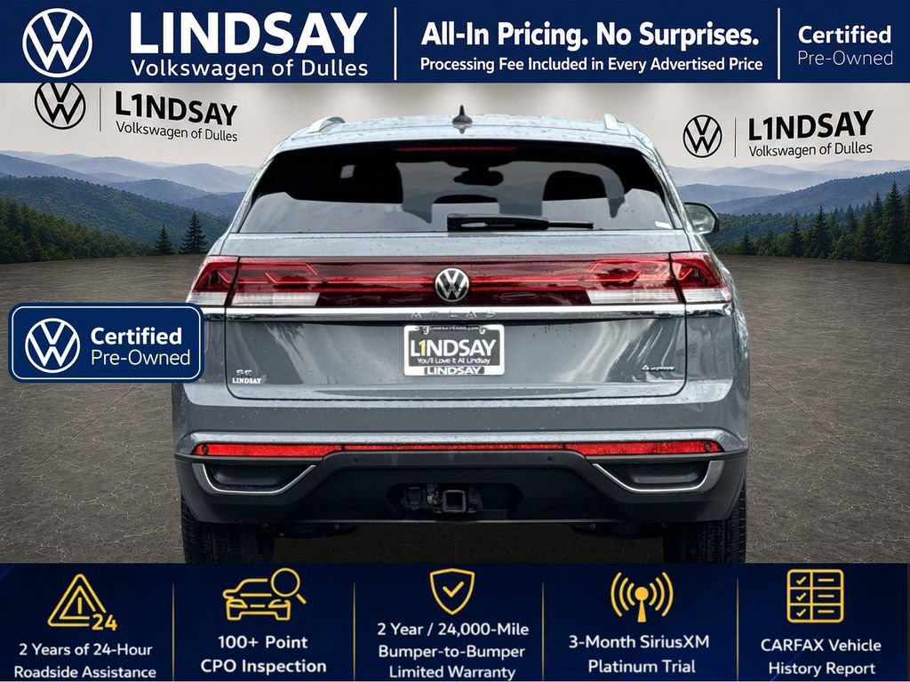 Used 2024 Volkswagen Atlas Cross Sport SE w/ Black Wheel Package AWD/4WD image 6