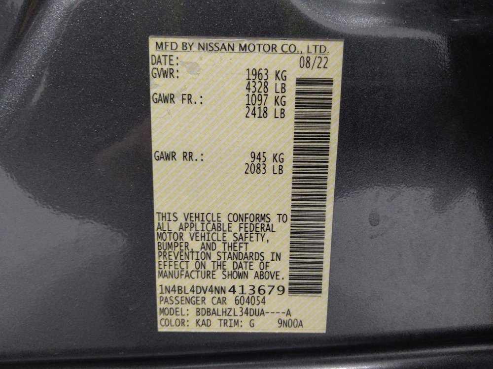 Used 2022 Nissan Altima 2.5 SV image 33