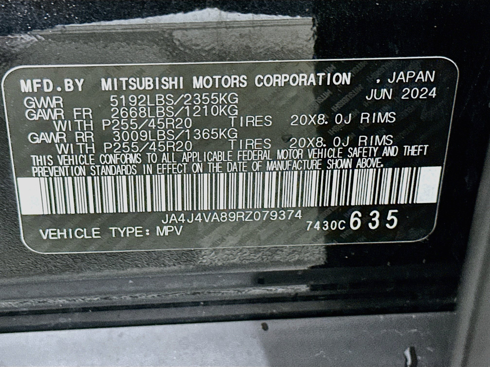 Used 2024 Mitsubishi Outlander SE Black Edition AWD/4WD image 12