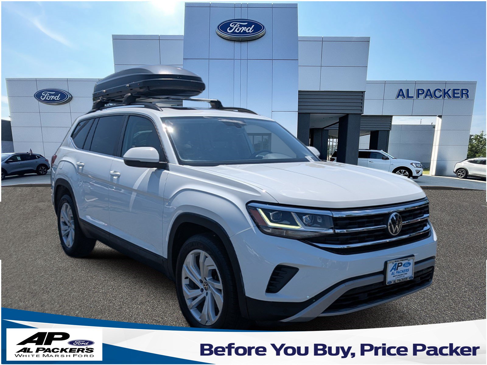 Used 2021 Volkswagen Atlas SE w/ Panoramic Sunroof Package