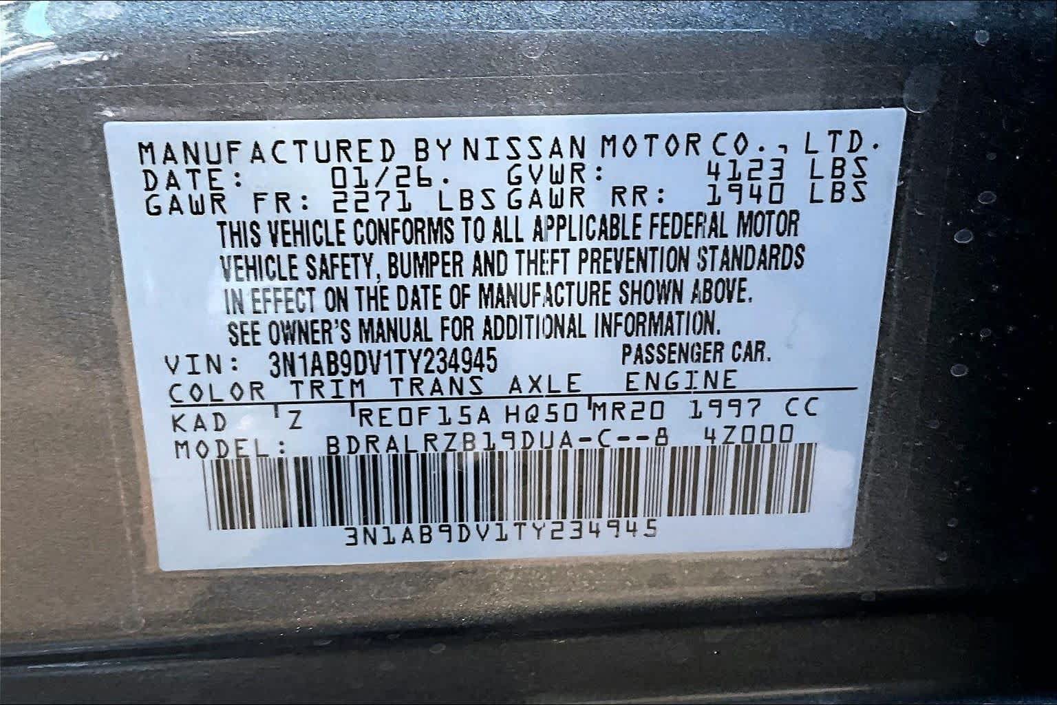 New 2026 Nissan Sentra SR w/ SR Premium Package FWD image 17