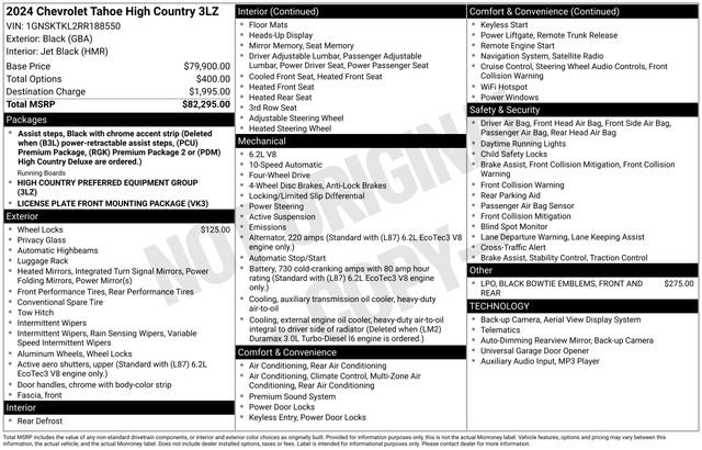Certified 2024 Chevrolet Tahoe High Country image 35