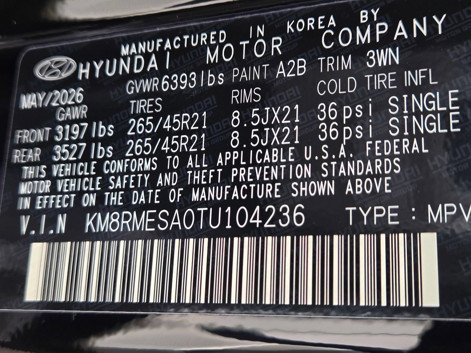 New 2026 Hyundai Palisade Calligraphy AWD/4WD image 20
