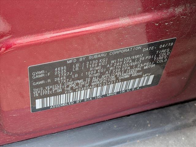 Used 2019 Subaru Outback 2.5i AWD/4WD image 15