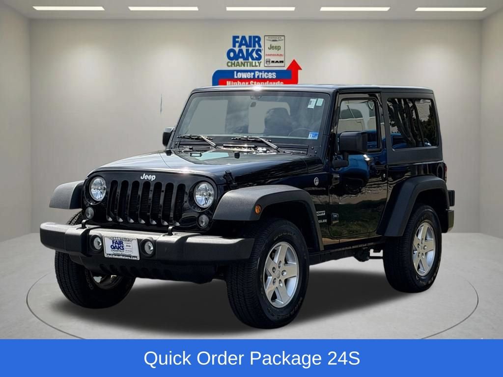 Certified 2017 Jeep Wrangler Sport w/ Quick Order Package 24S AWD/4WD image 3