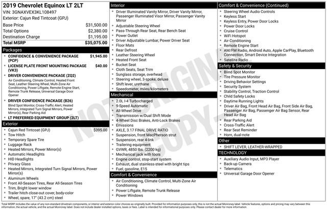 Used 2019 Chevrolet Equinox LT image 26