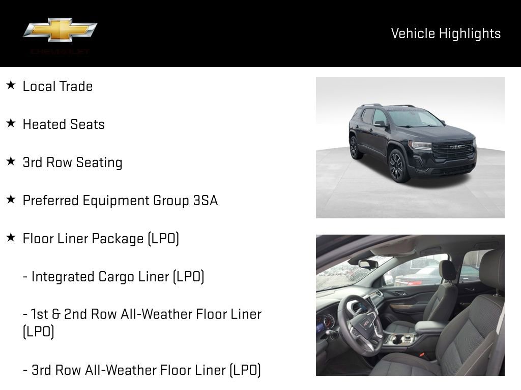 Certified 2021 GMC Acadia SLE w/ Driver Convenience Package image 20