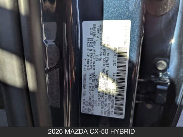 Certified 2026 MAZDA CX-50 AWD 2.5 Hybrid w/ Weather Package image 28