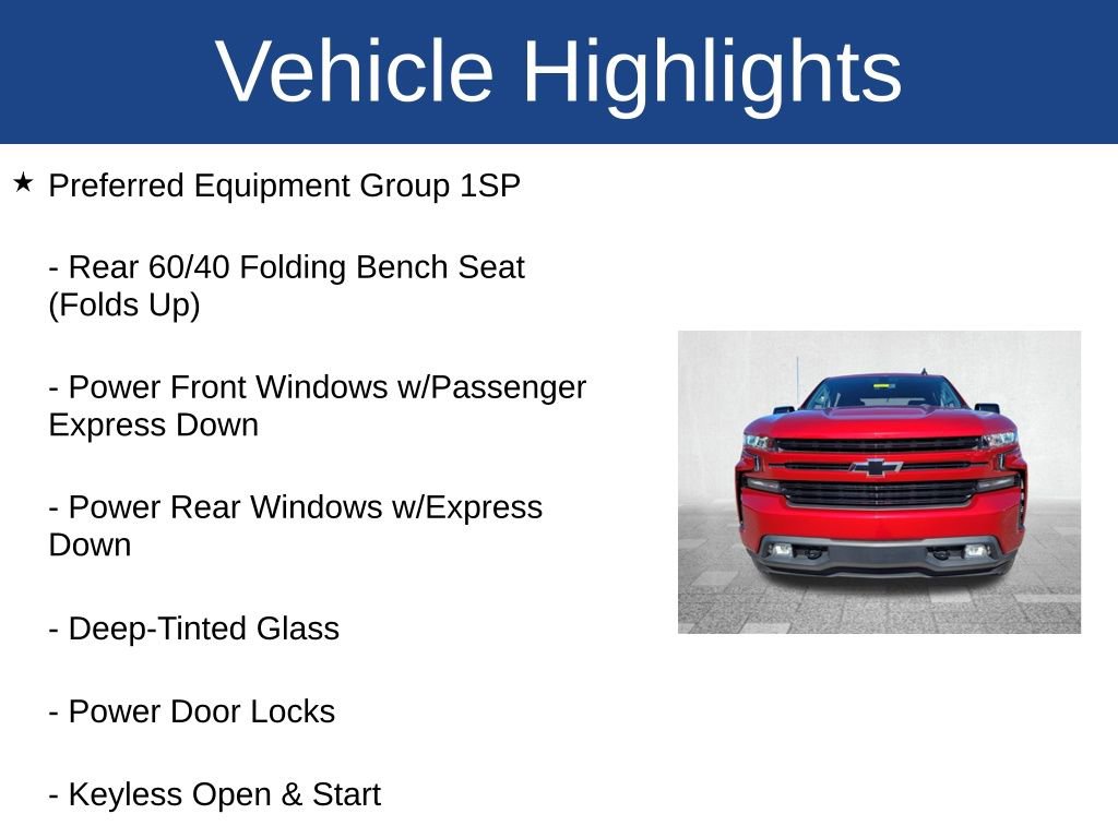 Used 2021 Chevrolet Silverado 1500 RST w/ Bed Protection Package image 3