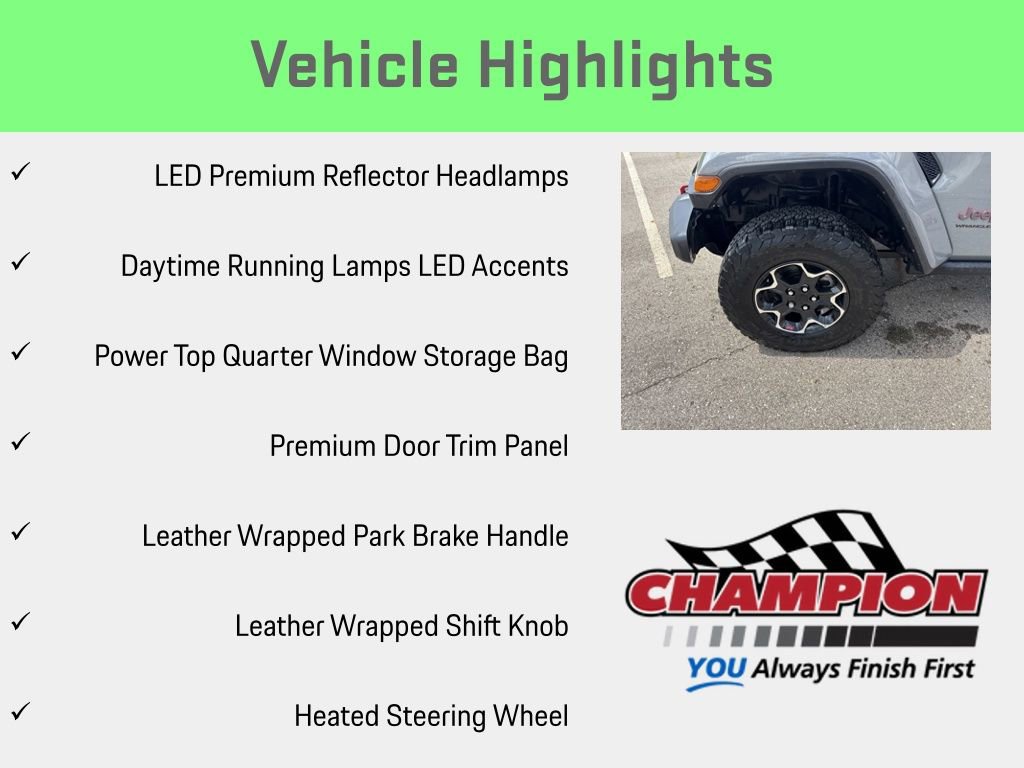 Used 2023 Jeep Wrangler Unlimited Rubicon w/ LED Lighting Group AWD/4WD image 24