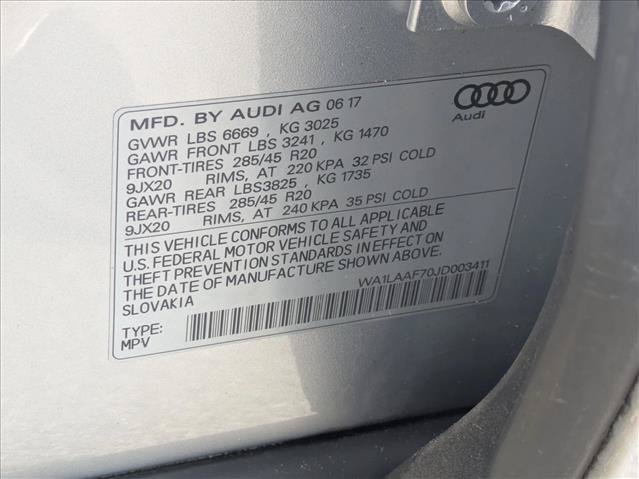 Used 2018 Audi Q7 3.0T Premium Plus w/ Premium Plus Package AWD/4WD image 28