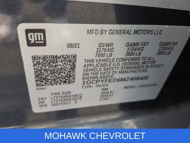 Used 2021 Chevrolet Silverado 1500 LT Trail Boss AWD/4WD image 34