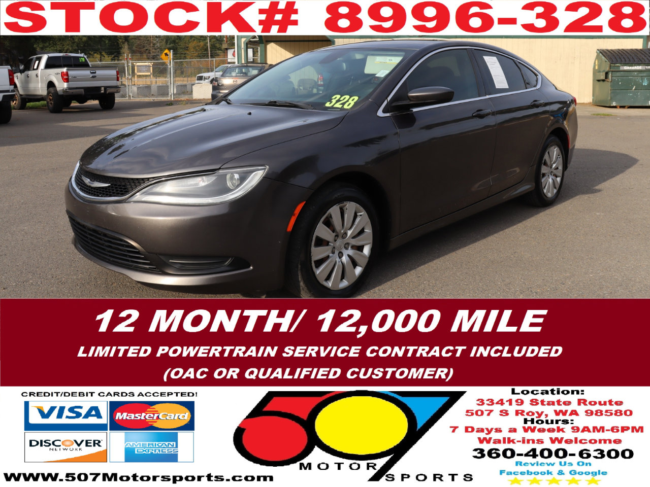 Used 2016 Chrysler 200 LX image 2