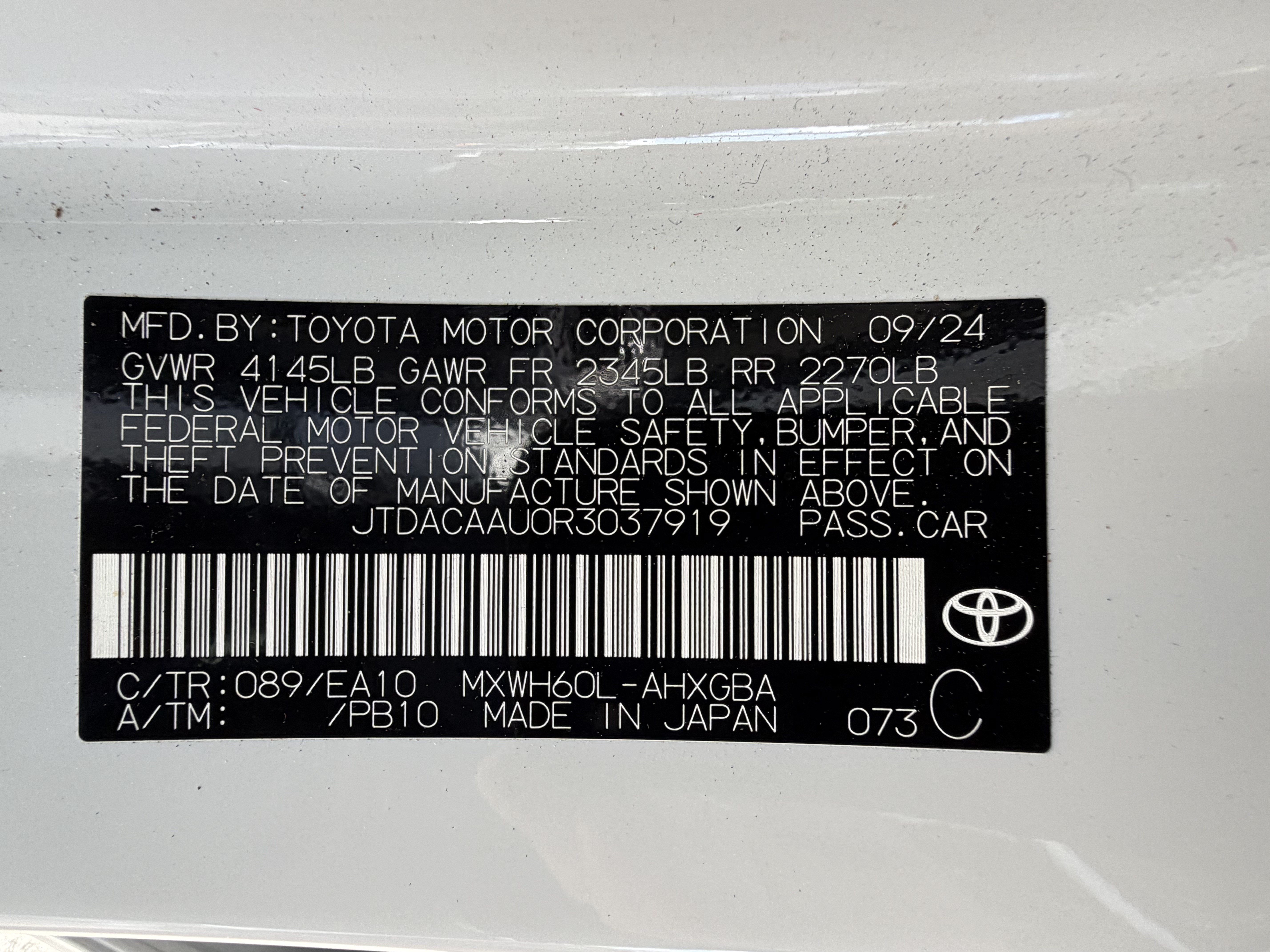 Used 2024 Toyota Prius XLE FWD image 48