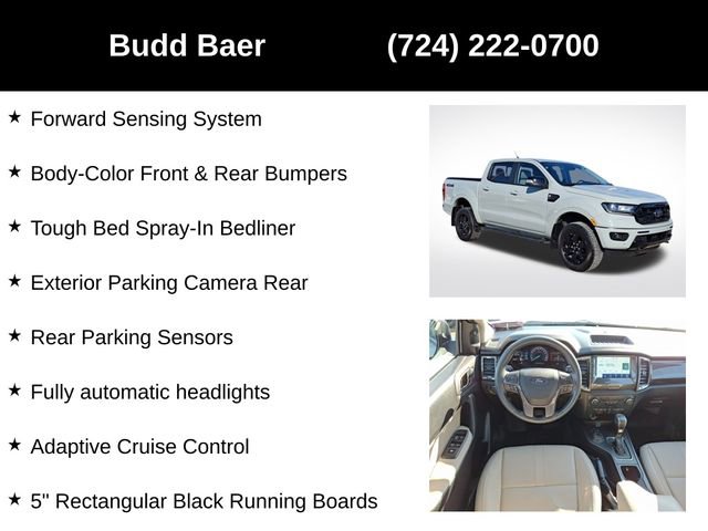 Used 2022 Ford Ranger Lariat w/ Equipment Group 501A High image 21