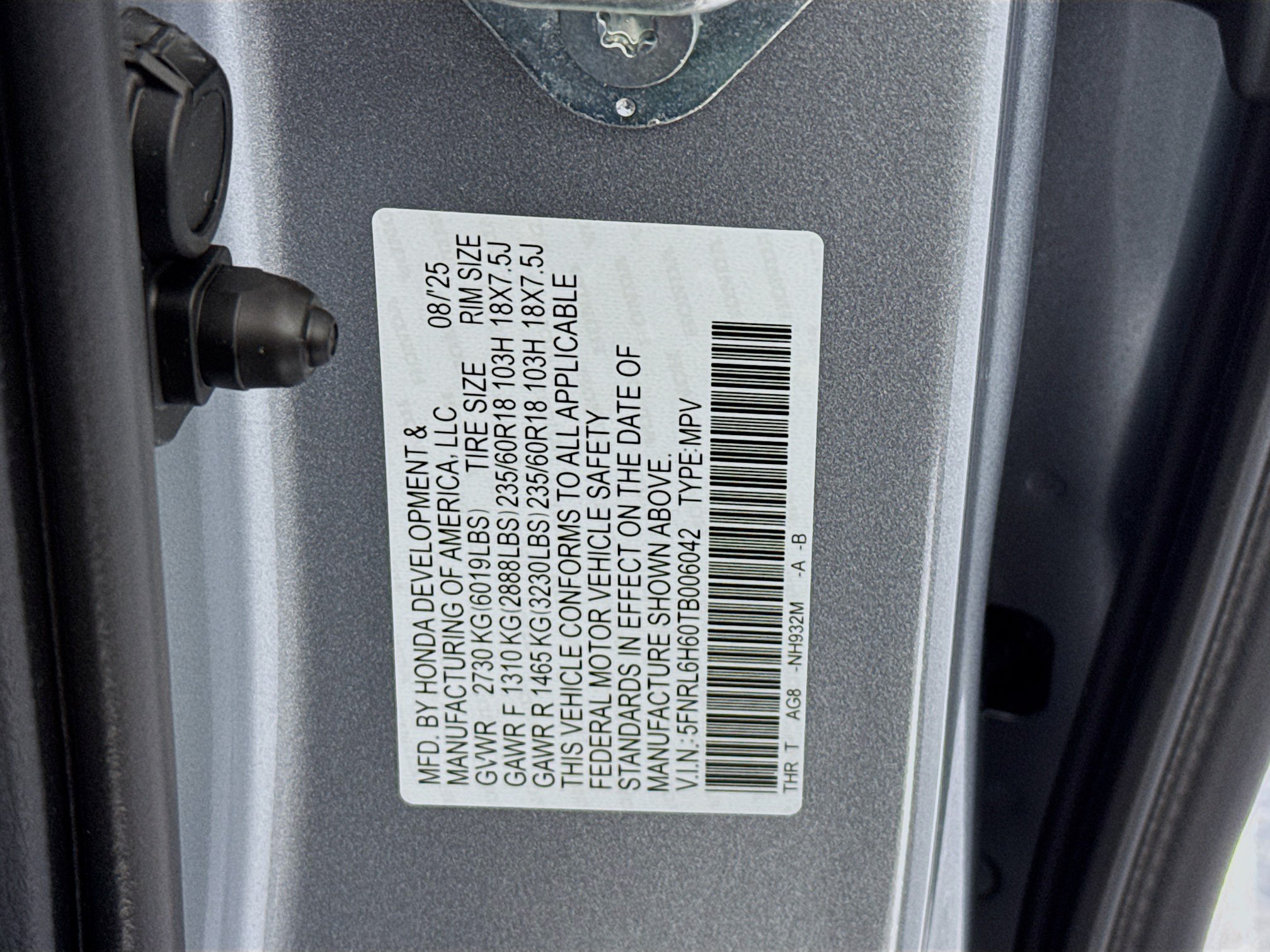New 2026 Honda Odyssey EX-L image 33