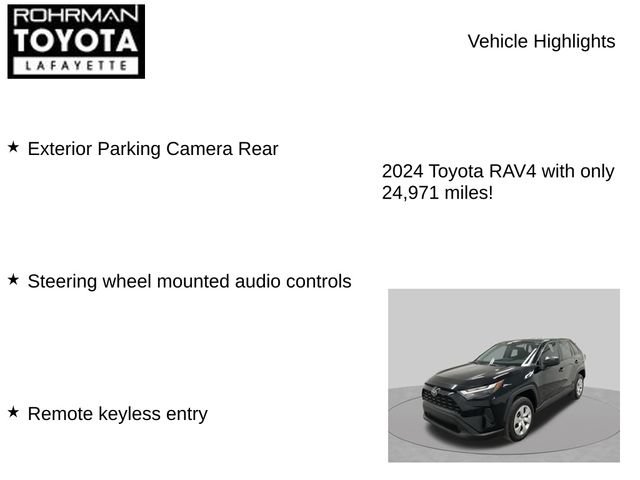 Used 2024 Toyota RAV4 LE AWD/4WD image 7