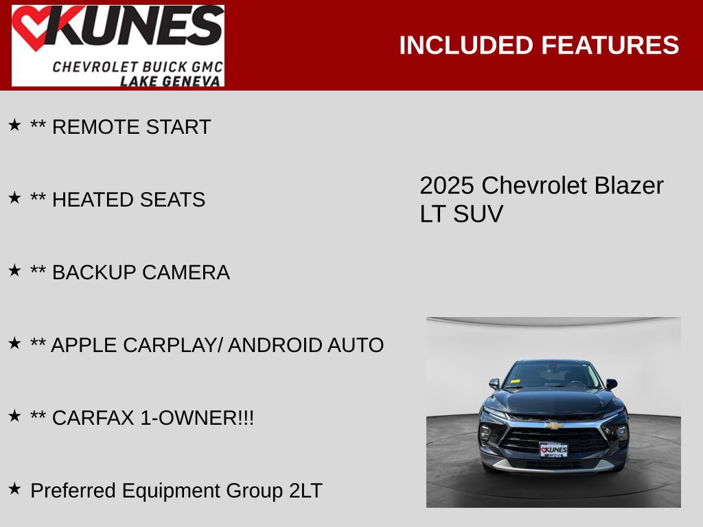 Used 2025 Chevrolet Blazer LT AWD/4WD image 2