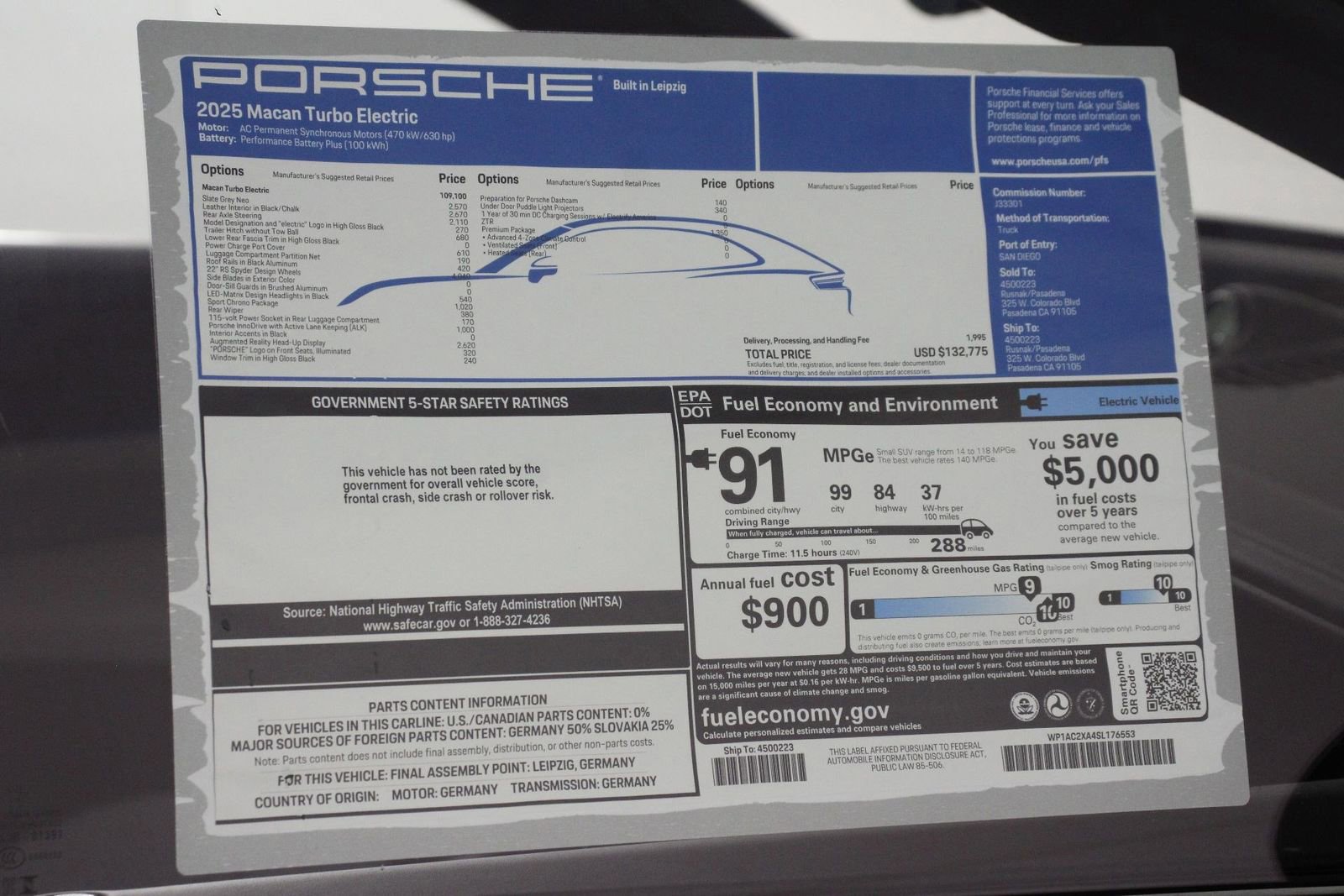 New 2025 Porsche Macan Turbo Electric image 25