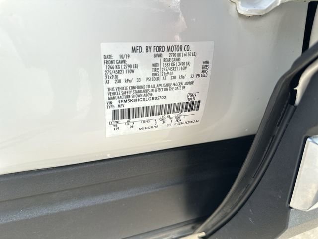 Used 2020 Ford Explorer Platinum w/ Premium Technology Package image 35