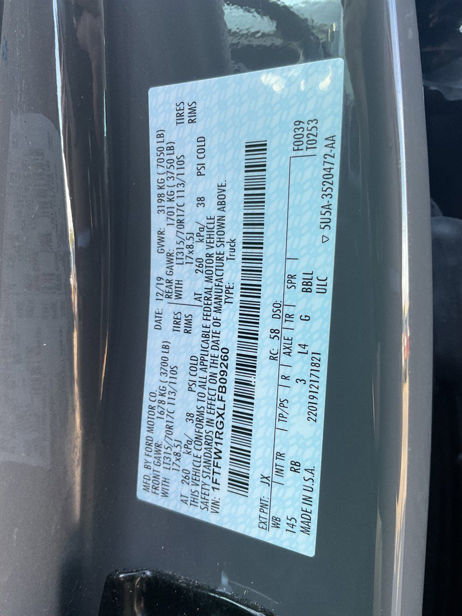 Used 2020 Ford F150 Raptor w/ Equipment Group 802A Luxury image 47