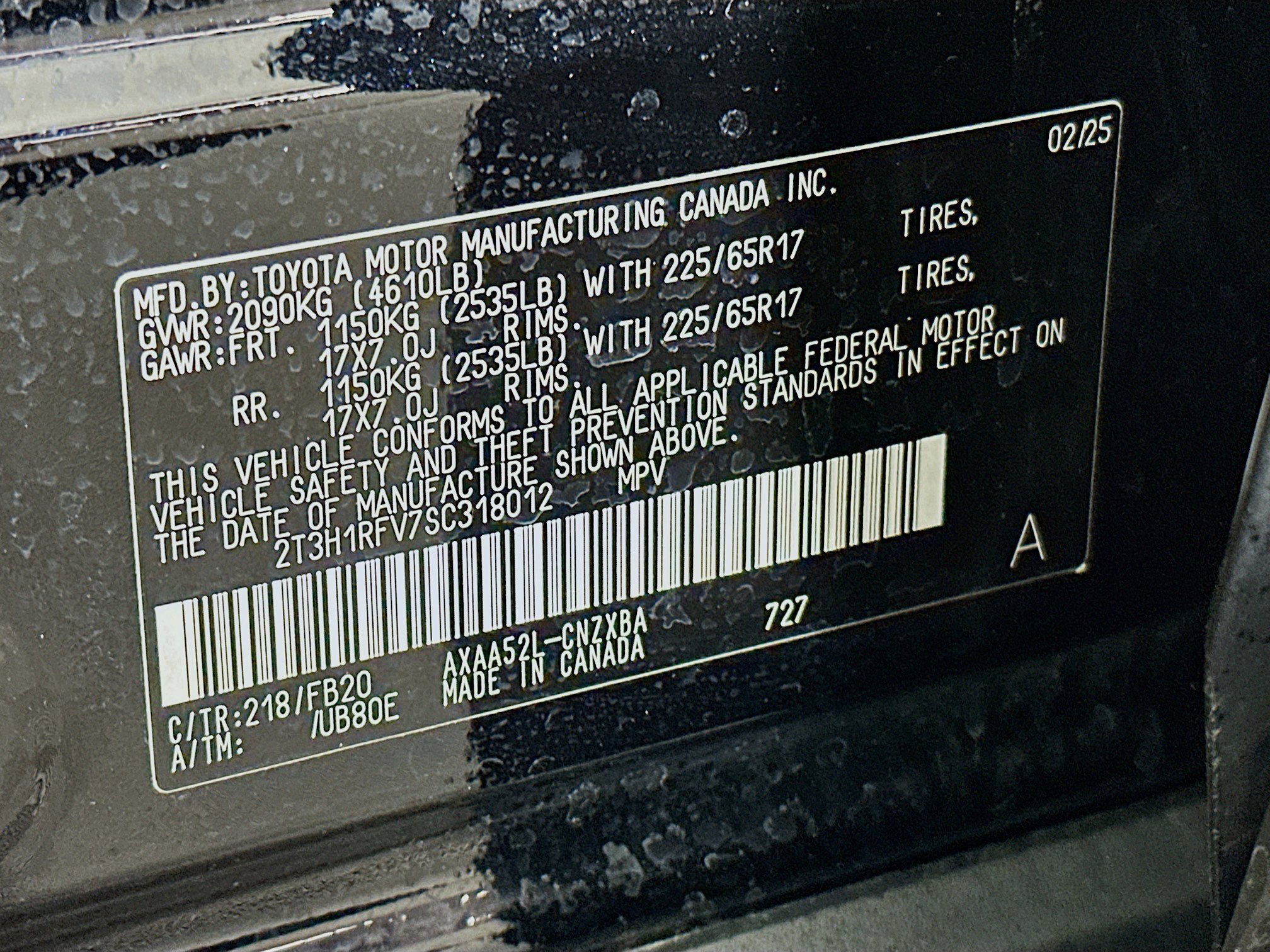 Used 2025 Toyota RAV4 LE image 12