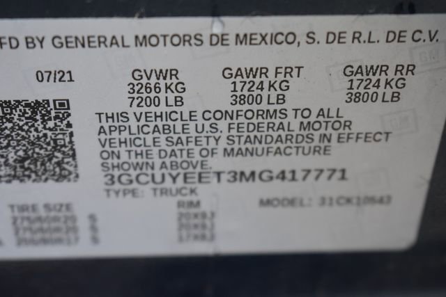 Certified 2021 Chevrolet Silverado 1500 RST AWD/4WD image 38