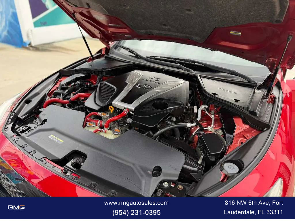 Used 2017 INFINITI Q50 Red Sport 400 image 20