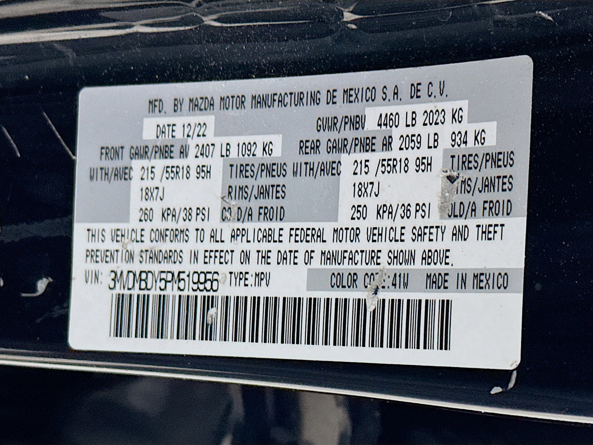 Used 2023 MAZDA CX-30 2.5 Turbo w/ Premium Package image 12