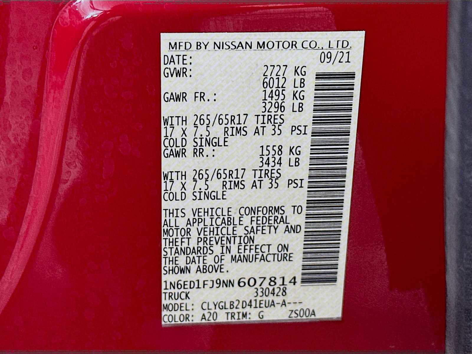 Used 2022 Nissan Frontier SV w/ Technology Package RWD image 28