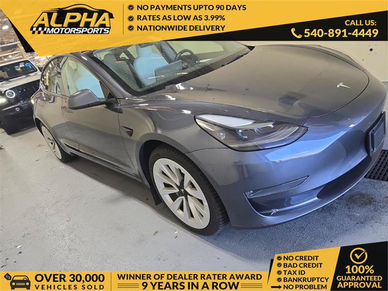 Used 2022 Tesla Model 3 Long Range AWD/4WD image 1