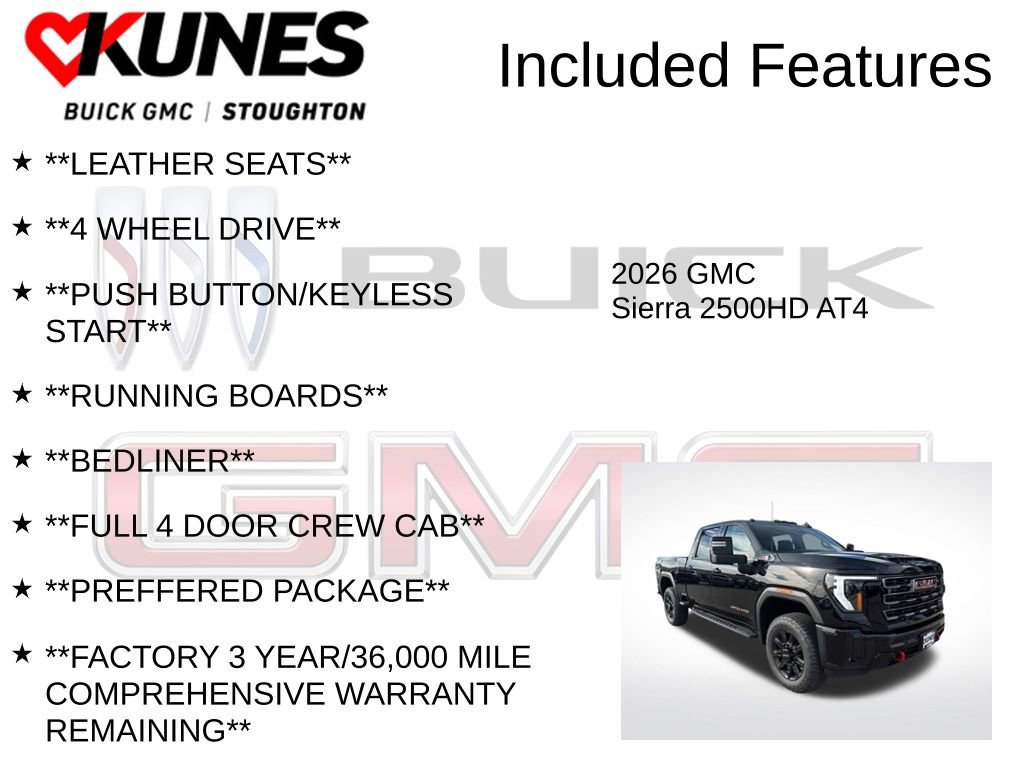 New 2026 GMC Sierra 2500 AT4 image 3