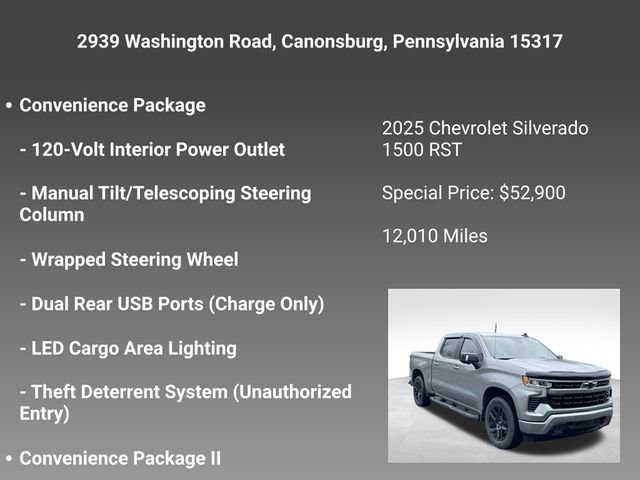Certified 2025 Chevrolet Silverado 1500 RST w/ RST All Star Premium Package AWD/4WD image 15