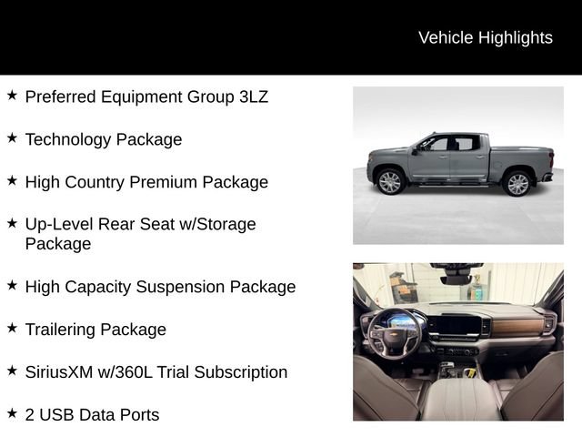 Certified 2025 Chevrolet Silverado 1500 High Country w/ High Country Premium Package AWD/4WD image 27
