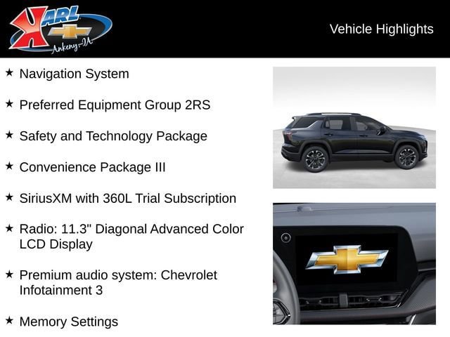 New 2026 Chevrolet Equinox RS w/ Convenience Package III AWD/4WD image 3