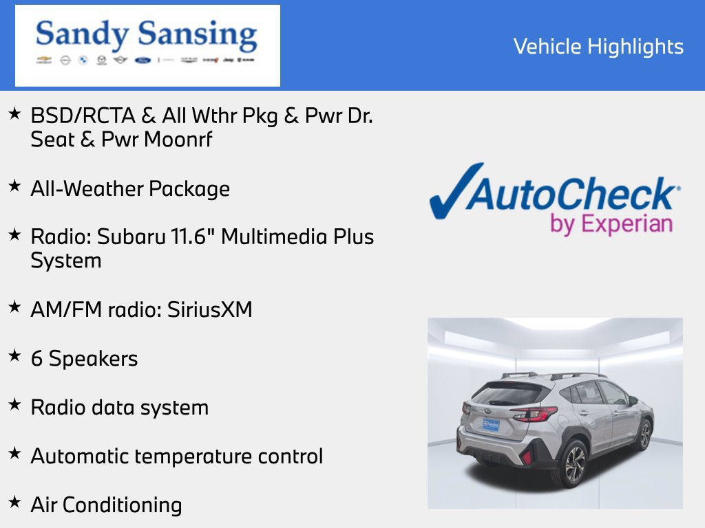 Used 2025 Subaru Crosstrek 2.5i Premium AWD/4WD image 7