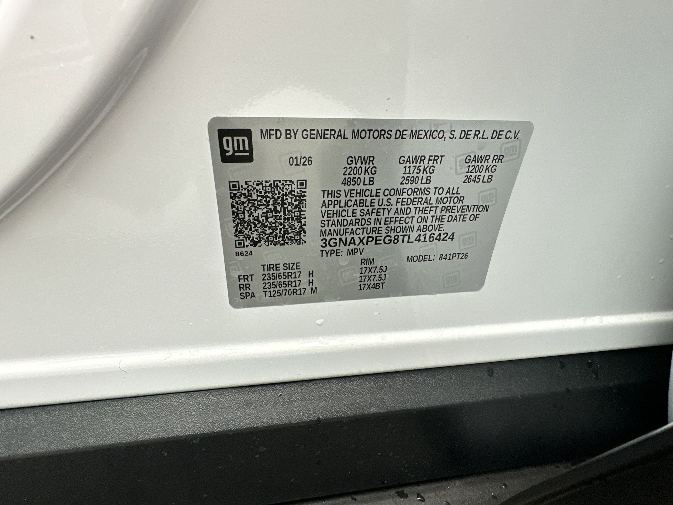 New 2026 Chevrolet Equinox LT w/ Safety and Technology Package image 20