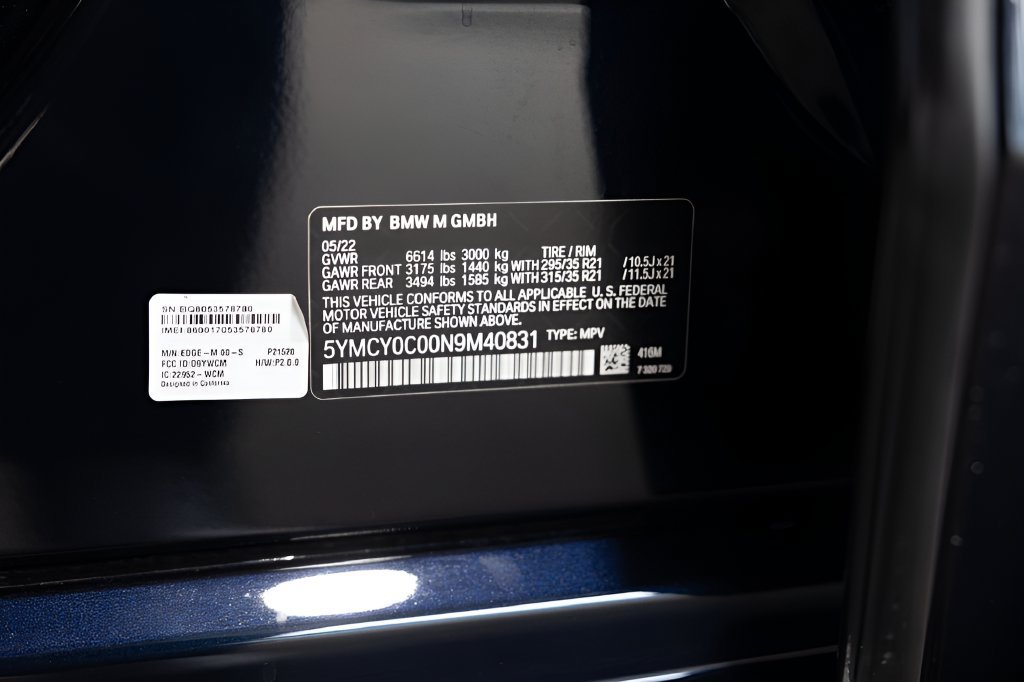 Used 2022 BMW X6 M w/ Executive Package AWD/4WD image 84