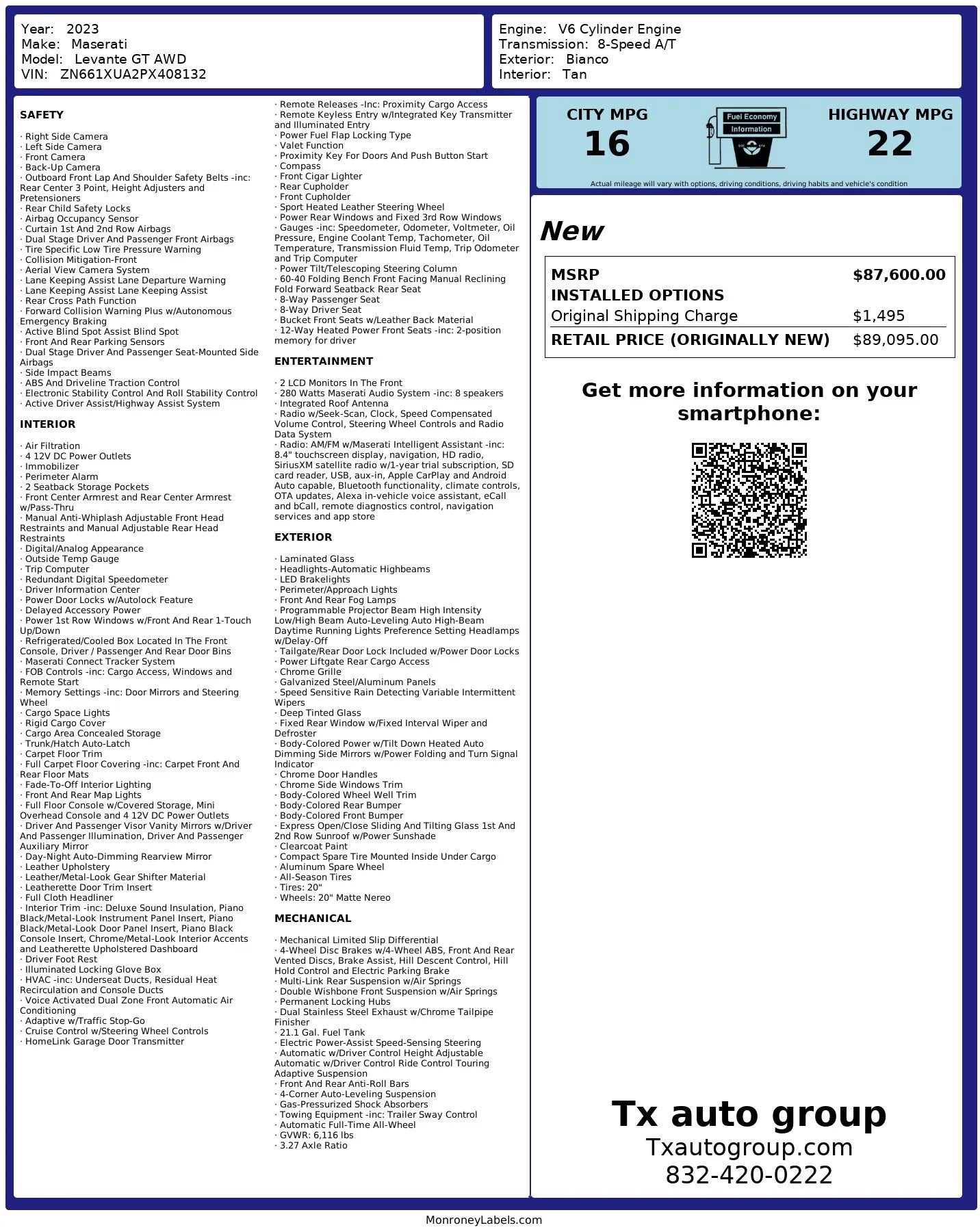 Used 2023 Maserati Levante GT image 3