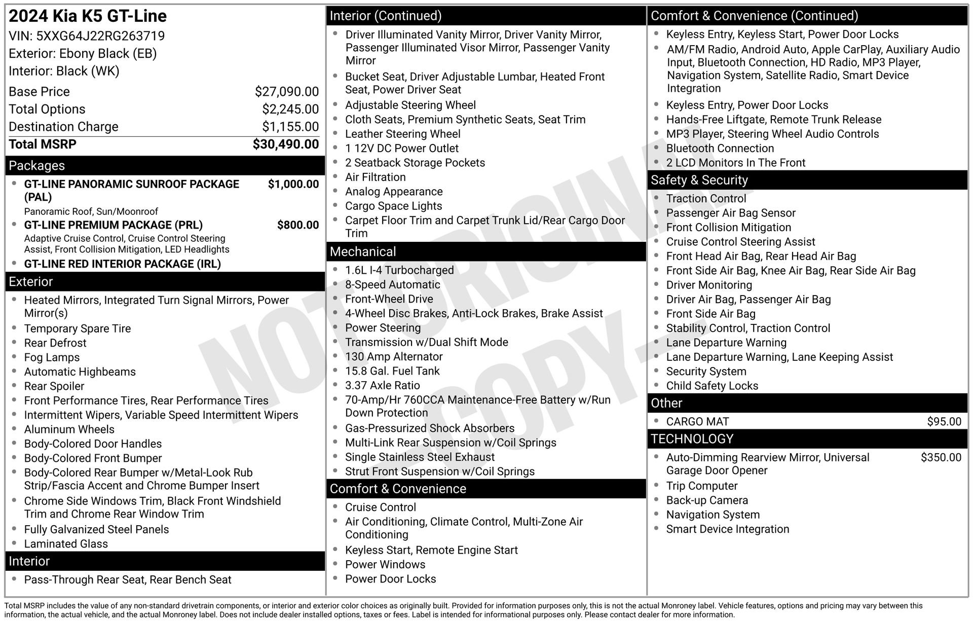 Used 2024 Kia K5 GT-Line image 21